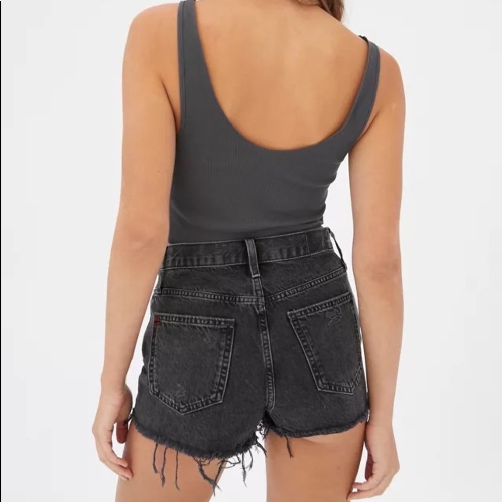 BDG high rise cheeky black shorts
